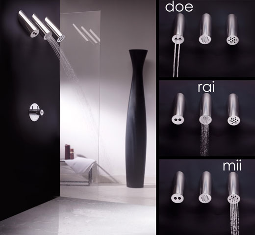 Doe, Rai, Mii Fixed Shower Head (77A)