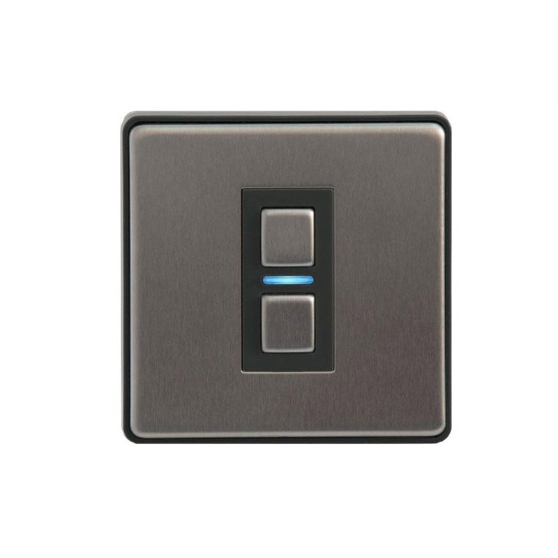 Lightwave RF Dimmer Switch Gen2 Stainless Steel 1G