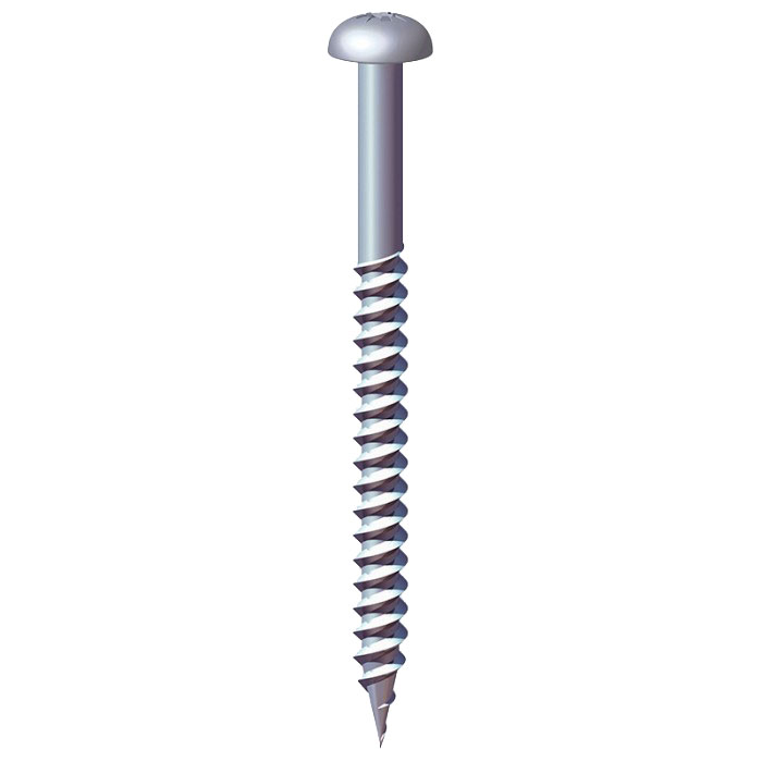 12g x 2 TIMco Pozi Round Wood Screw BZP