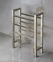 Cubic Horse Nickel Heated Towel Rail (57YN)