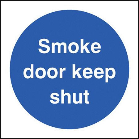 Smoke door keep shut