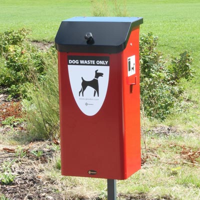 Metal Fido 50&#8482; Dog Waste Bin