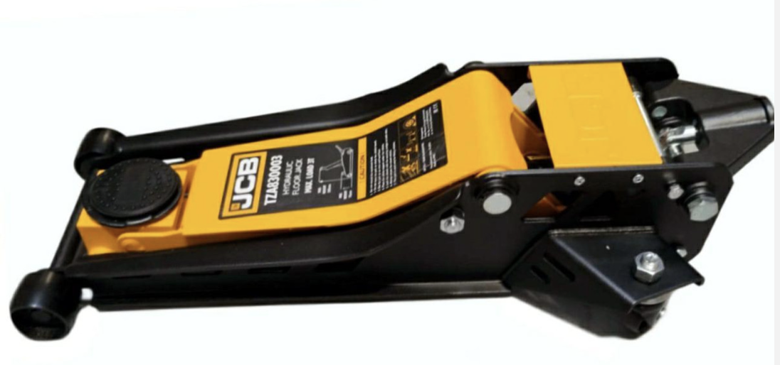 JCB 3 Tonne Hydraulic Trolley Jack, Low-Profile, 508mm Maximum Lift 