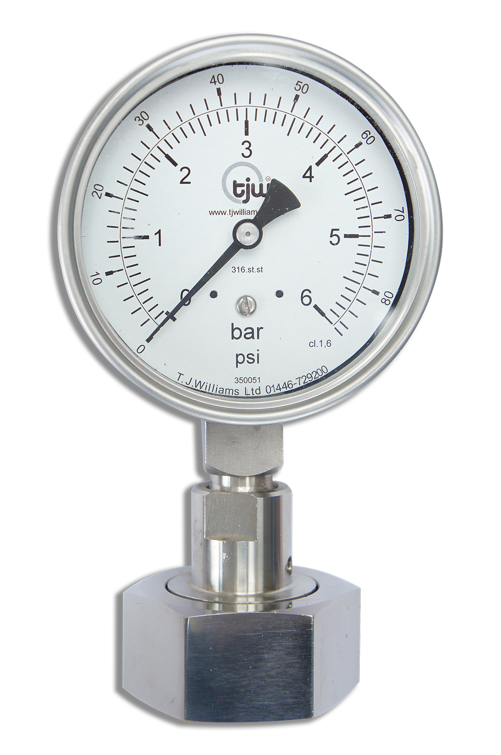 High-Accuracy Chemical Pressure Gauges