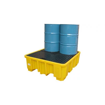 4 Drum Spill Pallet - High Profile (YELLOW)