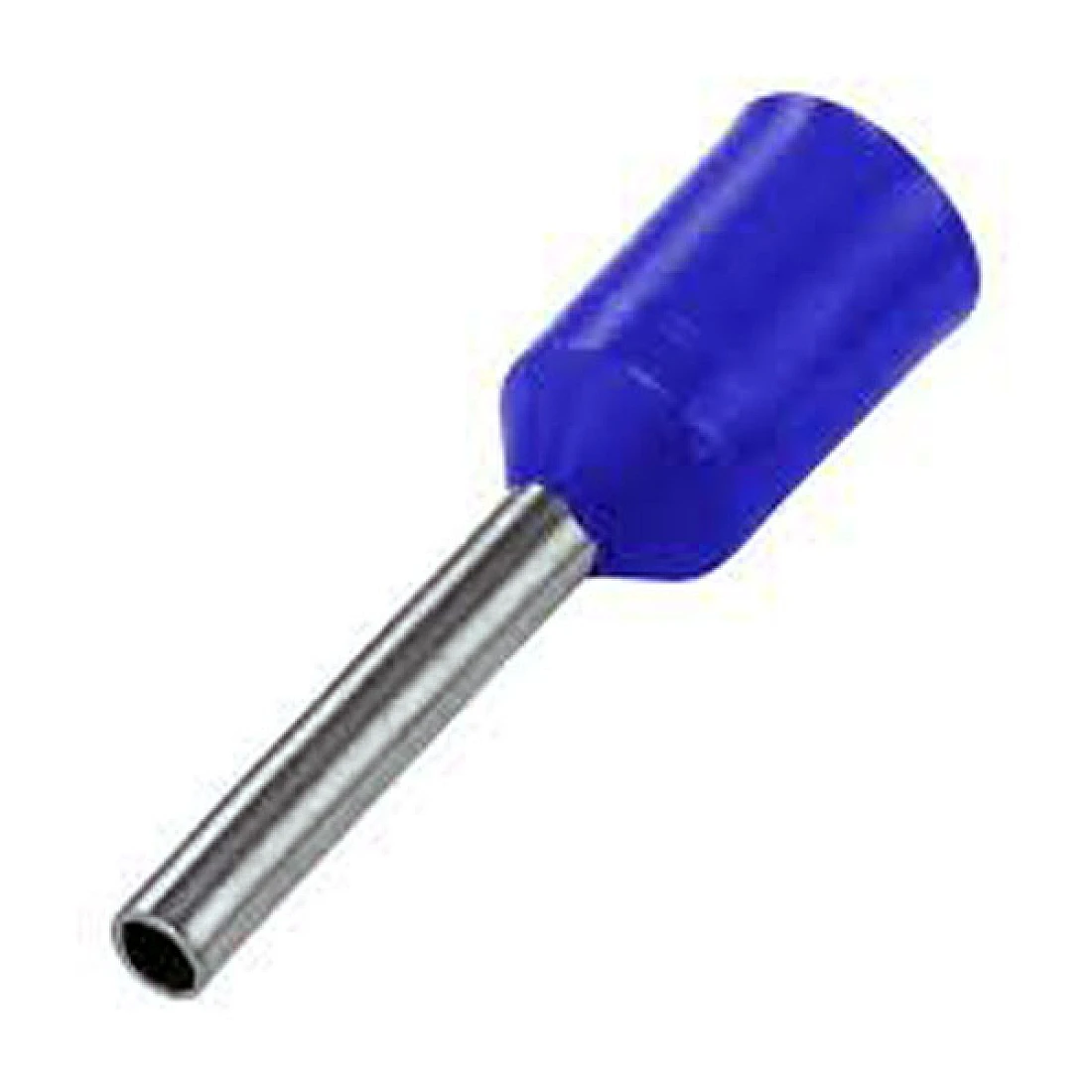 BOOTLACE FERRULE 2.5MM BLUE 8MM LONG (PACK OF 100)
