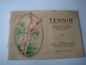 Tennis Rare Empty Album Unused By Players Good