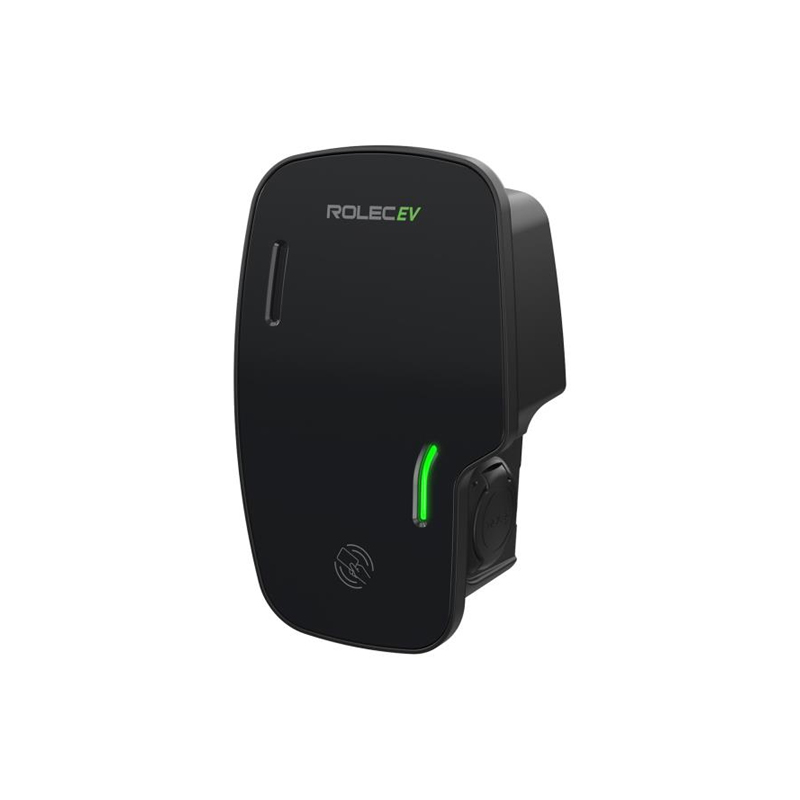 Rolec Zura Smart EV Charger 2 x up to 7.4kw 63A Socket Type 2 Black