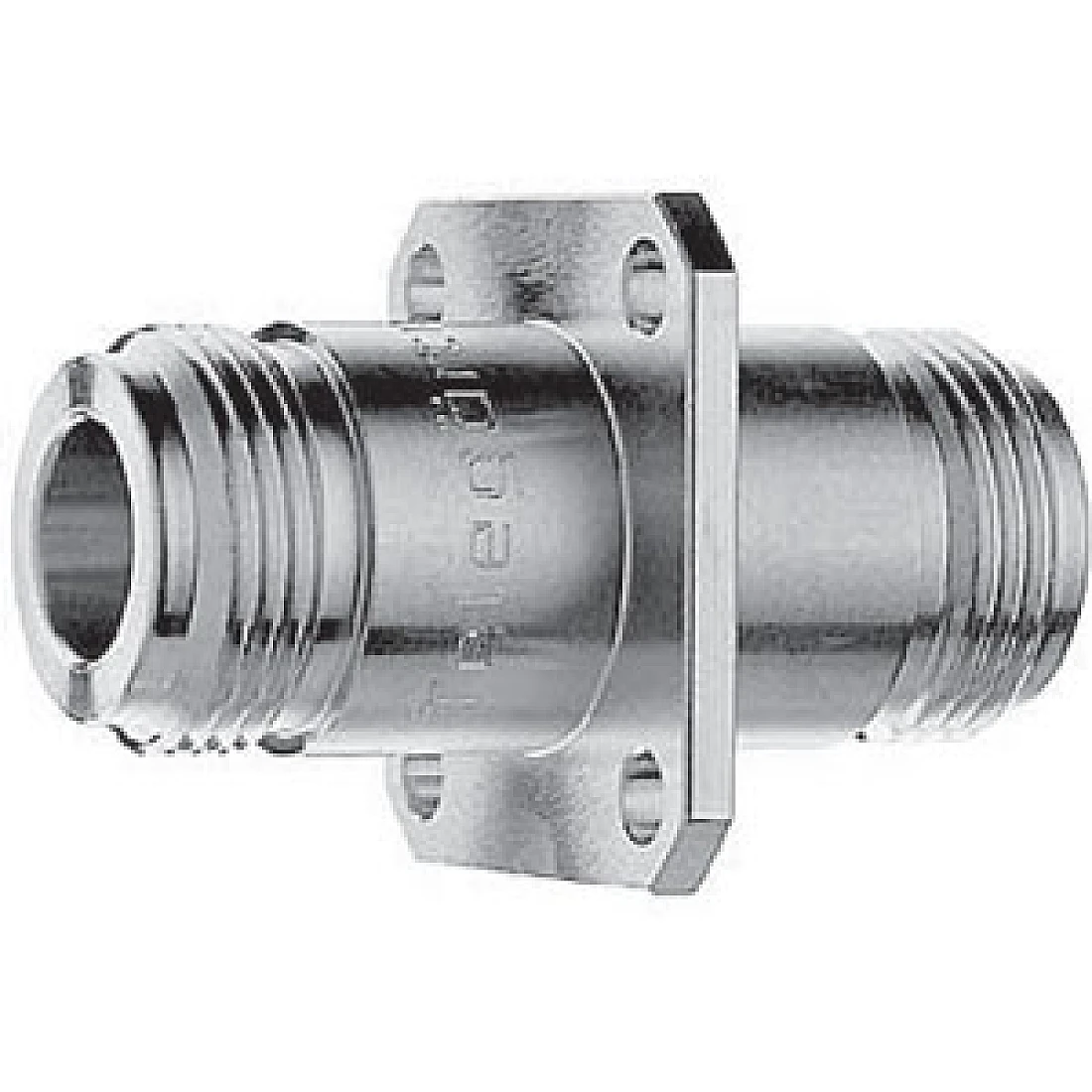 Telegartner J01024A0005 (100024110) Straight 50 ohm RF Adapter N Panel Socket to N Socket 0 to 11GHz,