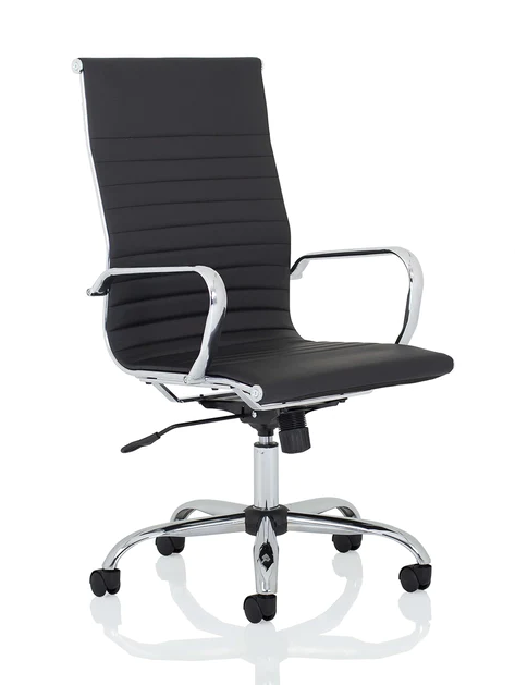 Providers Of Nola High Back Modern Office Chair - Black or White Option UK