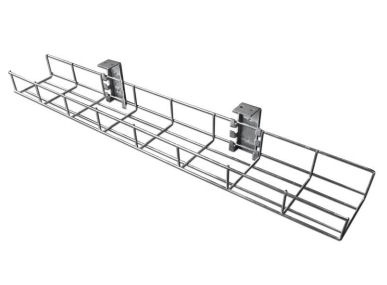 CM-UD-WB/1200-FX 1200mm wide Under Desk Wire basket, with modesty panel & under desk cable tray fixing brackets

(BSK1200 )