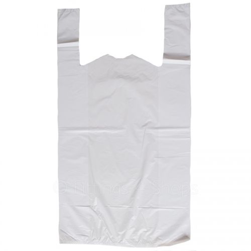 Suppliers Of High Density White Carrier Bag - HDVC1319''Cased 1000 For Hospitality Industry