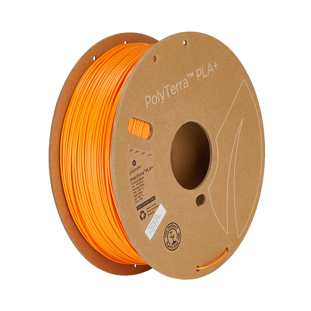 PolyTerra PLA+ Orange 1.75mm 1Kg