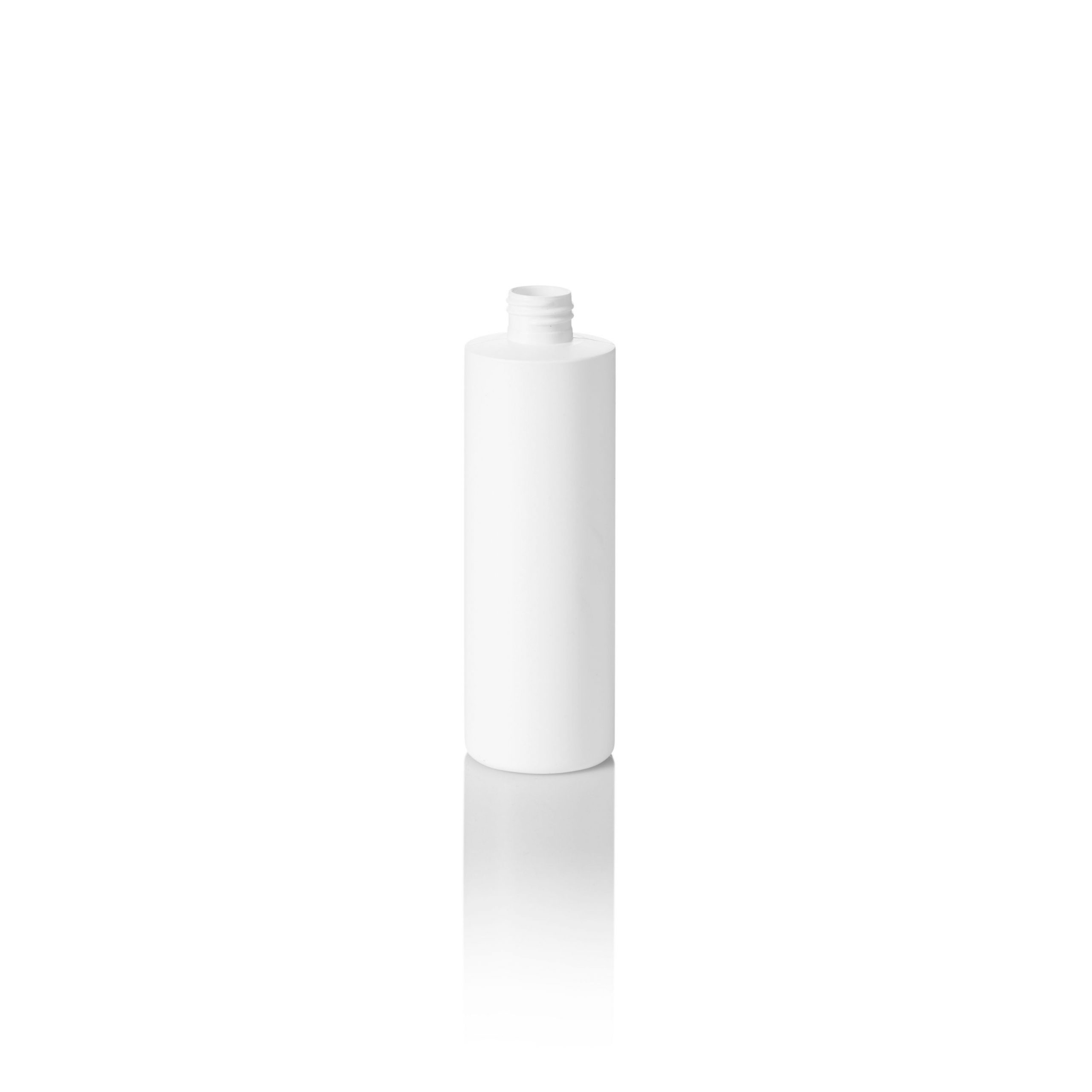 250ml White HDPE Tubular Bottle