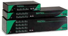 Rose MEB-4U2V MultiVideo single-user multiscreen KVM switch for multi-monitor video, B-chassis