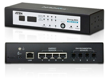 EC1000 - Aten Sensor - Energy PDU Port x 4, Eco Sensor Port x 4 with Eco PDU Manager Software EC1000 Energy Box (Env Sensor Hub)