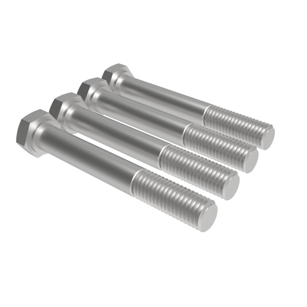 Four Pack Bolt m6 x 35mm Grade 8.8 Zinc Plated