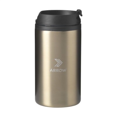 THERMO CAN RCS RECYCLED STEEL 300 ML THERMO CUP in Beige.