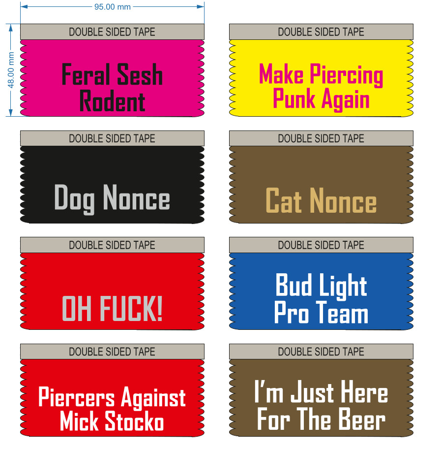 Provocative Conference Ribbons