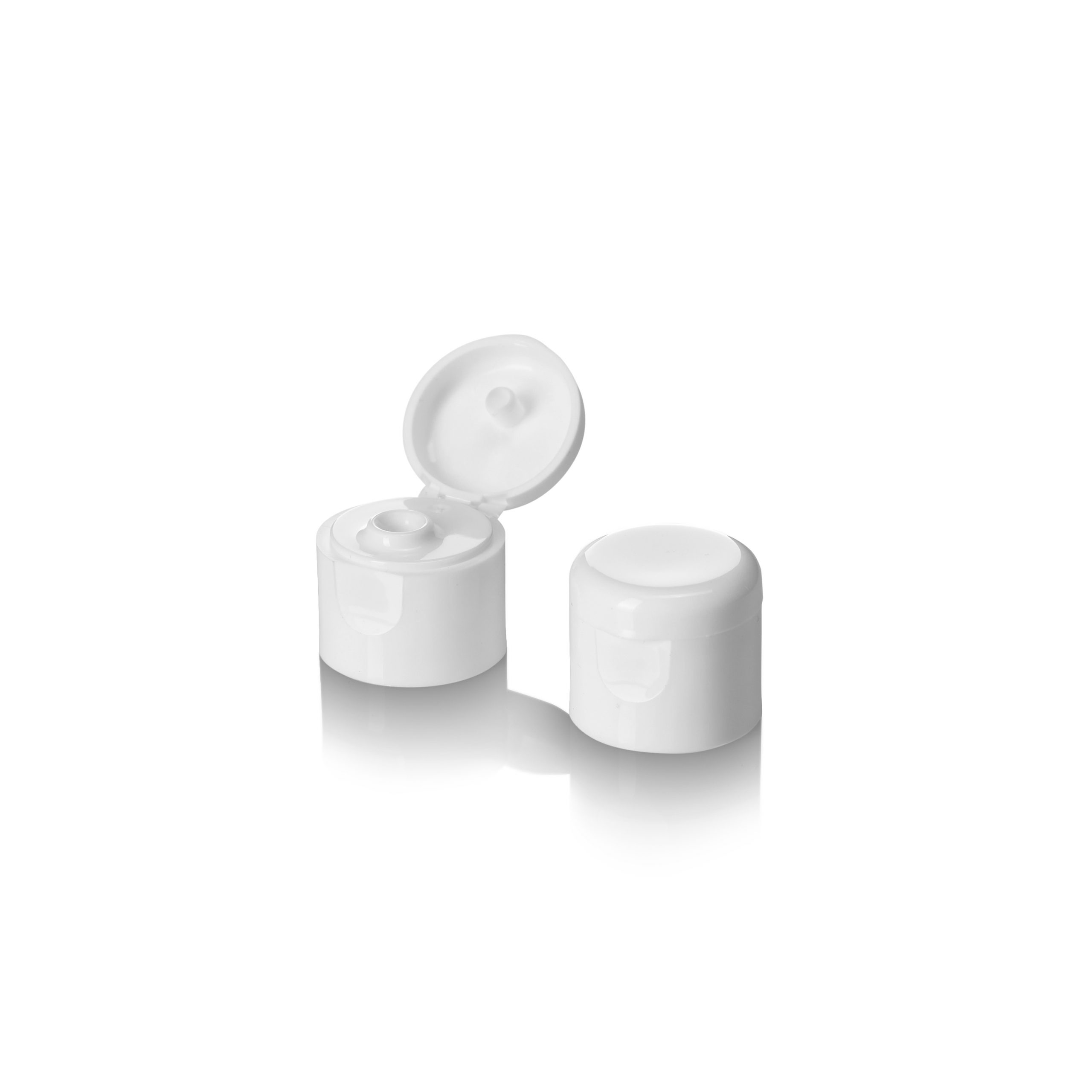 Supplier Of 20/410 White Flip Top Cap - Smooth