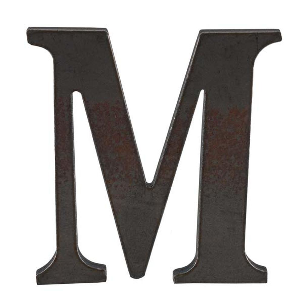 Profiled Letter M - Mild SteelHeight 100mm - 6mm Thick