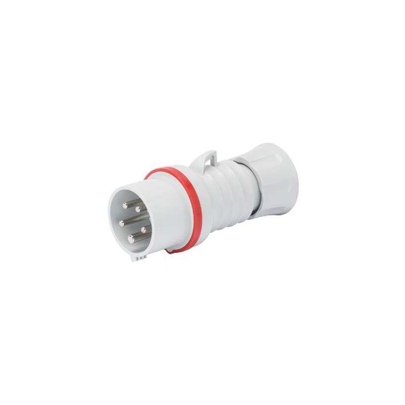 Gewiss Straight Plug HP IP44 3P+N+E 32A 400V Red