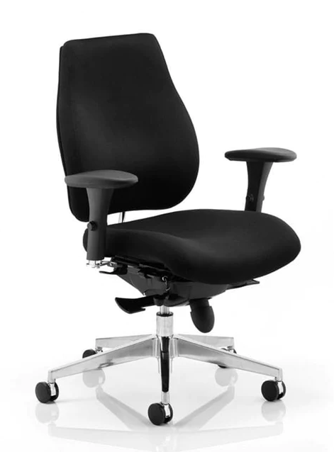 Providers Of Chiro Plus Fabric Ergonomic Office Chair - Recommended by Leading UK Chiropractor Doctor North Yorkshire