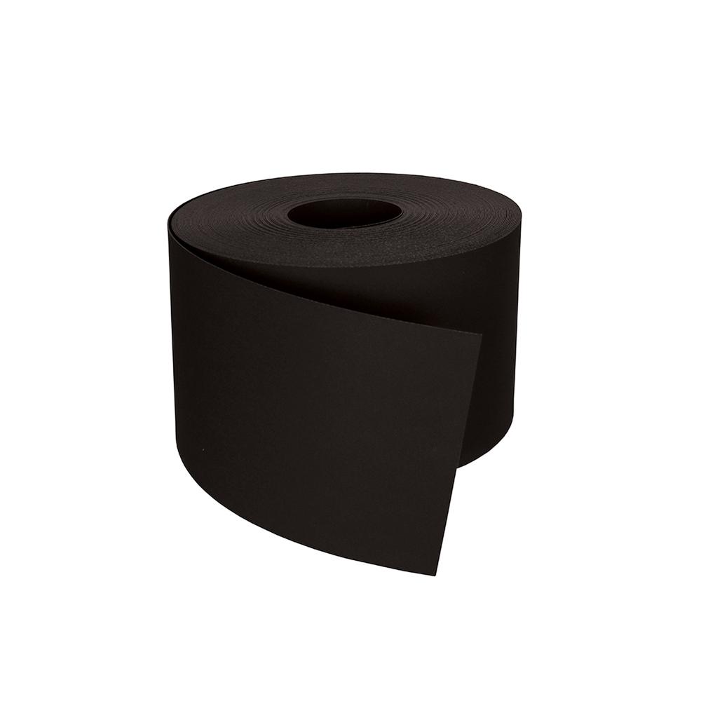 Privacy Fencing Roll Black Plastic190mm Wide Strip x 50 linear Metres