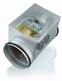 CV MQU Electric Duct Heater 300W-12kW Ext./internal temp. setting