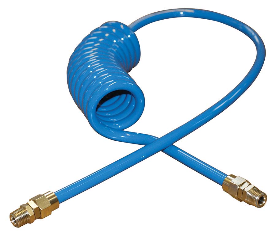 CEJN  PUR Hose Kits &#45; Blue &#45; Spiral Hose with BSPT Swivel Adaptors