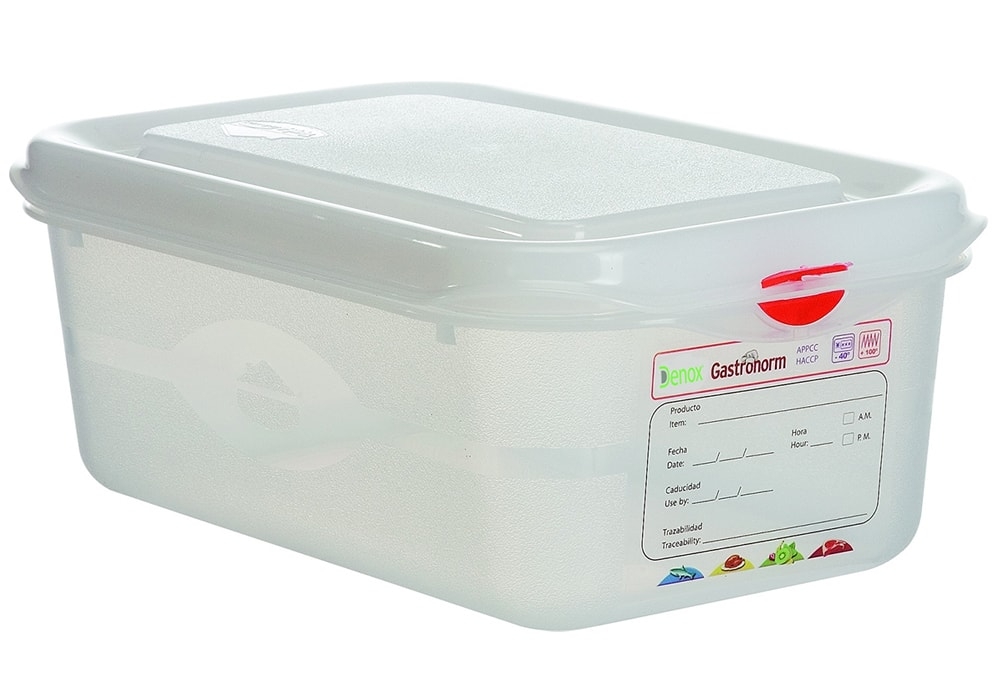 Airtight Gastronorm Food Grade Container 1/4 2.8 Litres