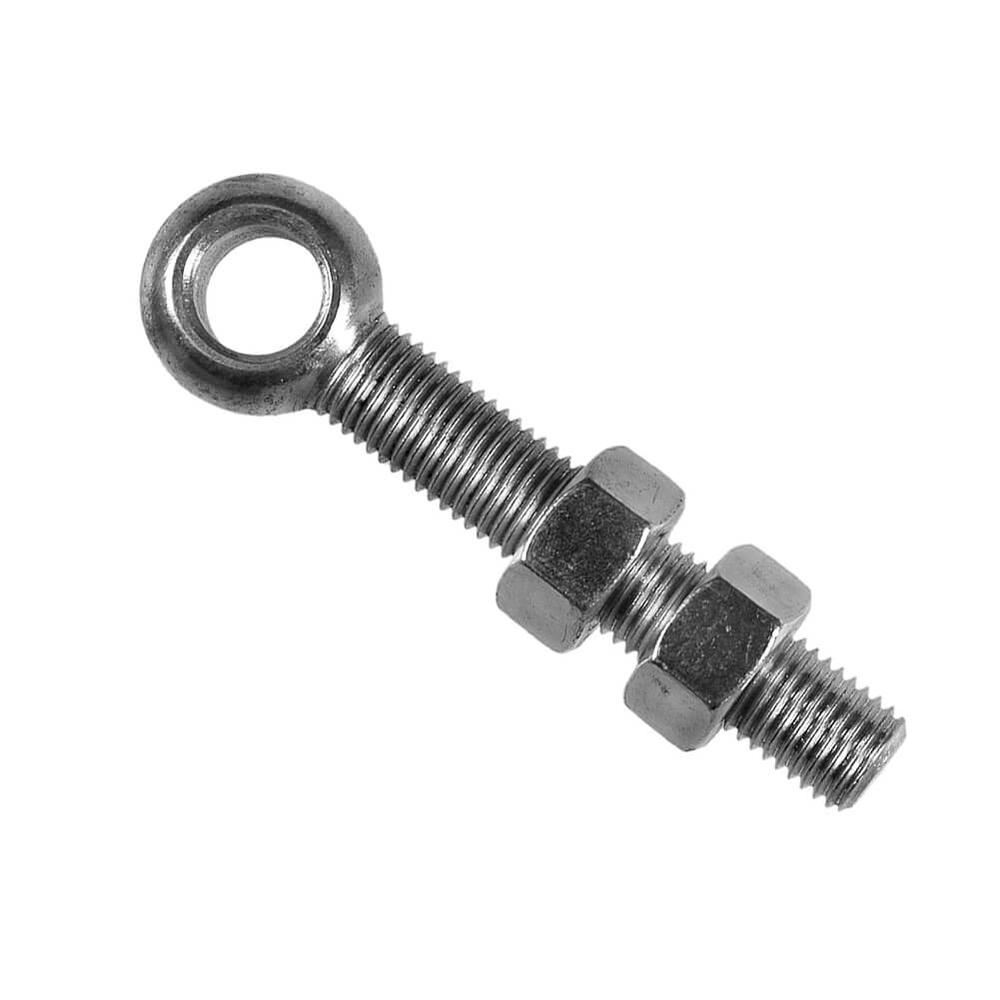 Galv. Gate Eye Bolt Adj. M16 x 116mmC/W 2 Nuts - For 16mm Pin