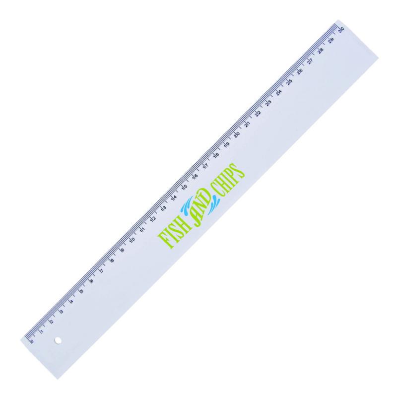 Plastic ruler, 30cm