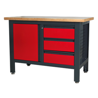 Workbench, with Drawers and Cupboard - GAP1372B Sealey