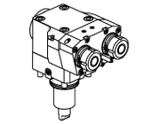 Radial offset driven tool geared-up 1:2