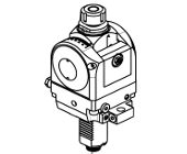 Radial driven tool offset by 100mm