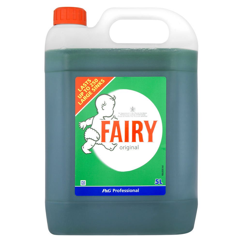 High Quality Fairy Washing Up Liquid Original 2 X 5 Litres For Schools