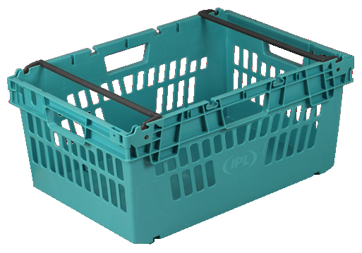 400x300x185 Bale Arm Crate-Green 15Ltr - Pack of 14 For Logistic Industry
