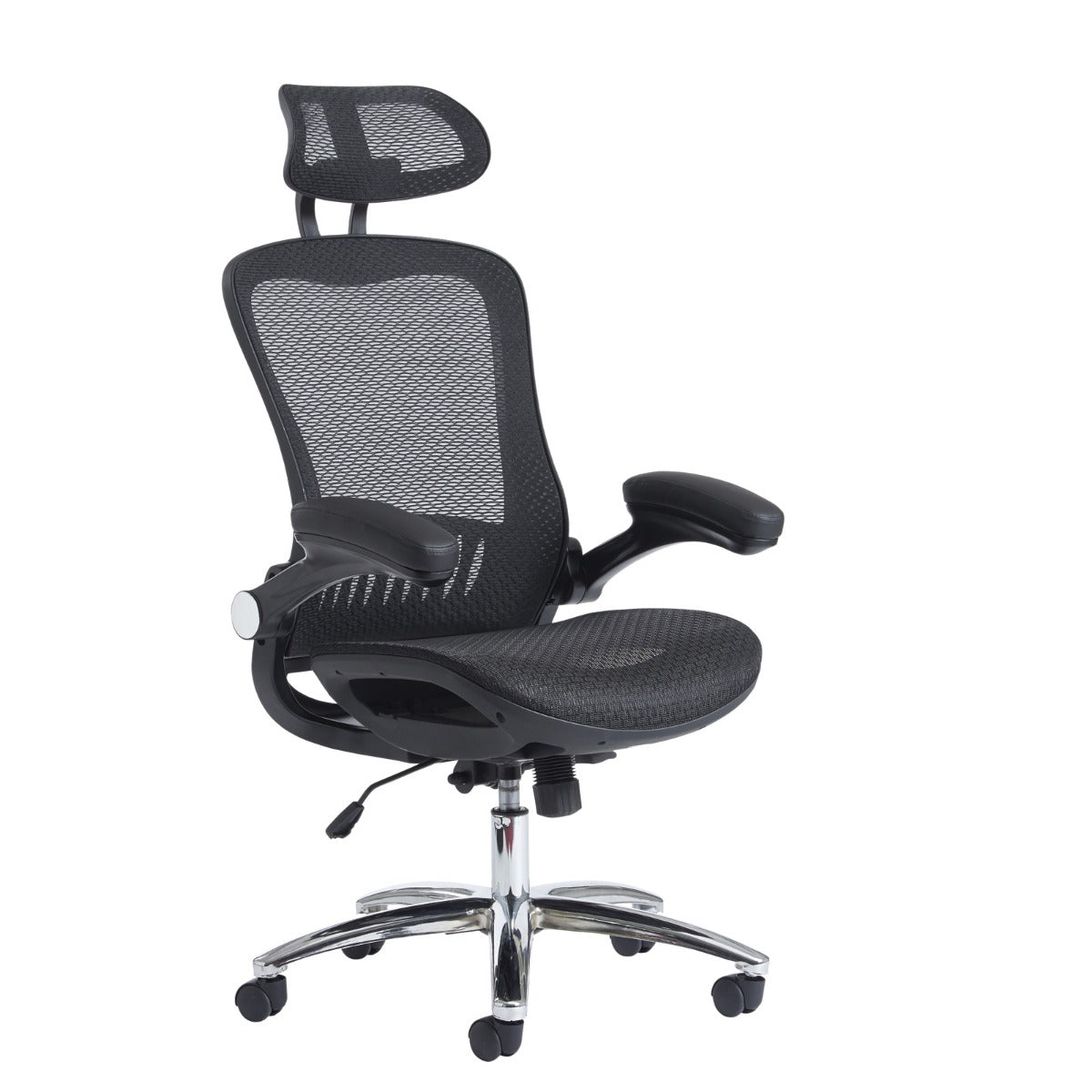 Curva High Back Black Mesh Office Chair UK