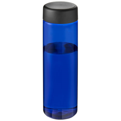 H2O ACTIVE® ECO VIBE 850 ML SCREW CAP WATER BOTTLE in Blue & Solid Black.