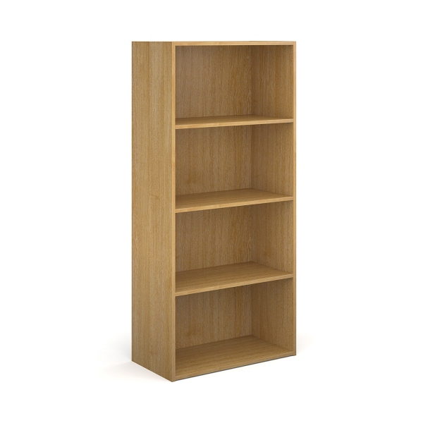 Contract Bookcase with 3 Shelves - Oak