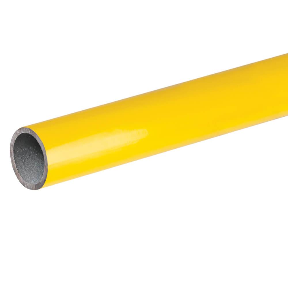 Galvanised 'D' Tube 48.3mm O/Dia MediumLength Approx 1044mm PPC Yellow Ral 1012