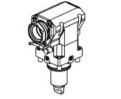 Radial geared-up offset driven tool - ratio 1:3