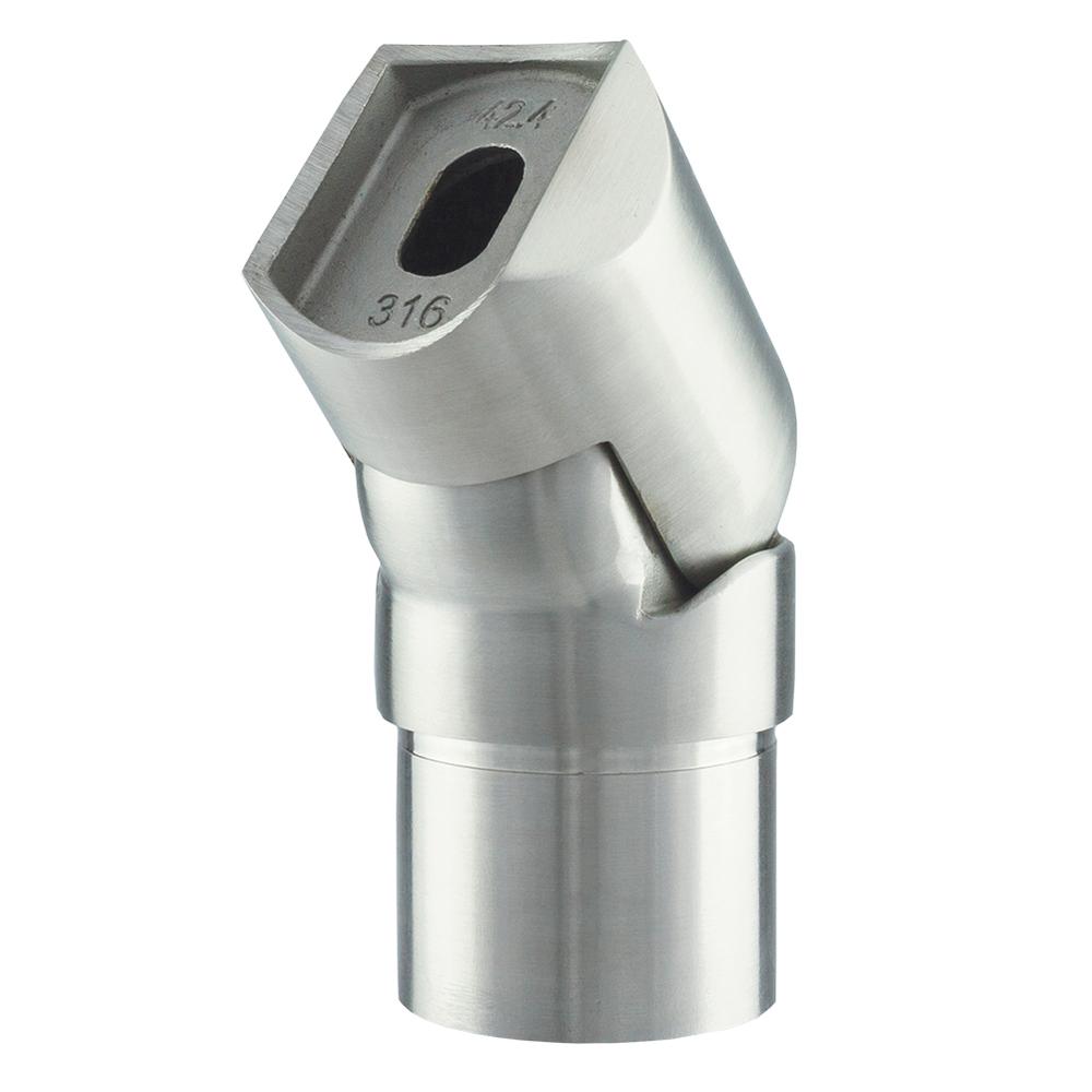 Adjustable Handrail Adaptor48.3mm Fix/Mount for 0 to 70 degrees
