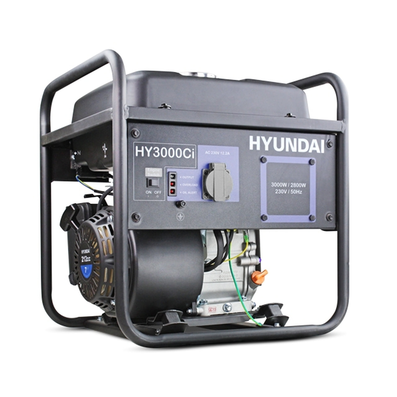 Hyundai HY3000CI 3000W Converter Generator 212cc 7hp
