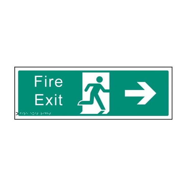 Braille - Fire Exit Right