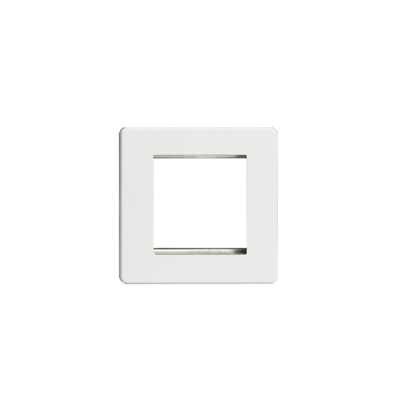 Varilight Screw Less Premium White Plate (2 Grid Spaces)