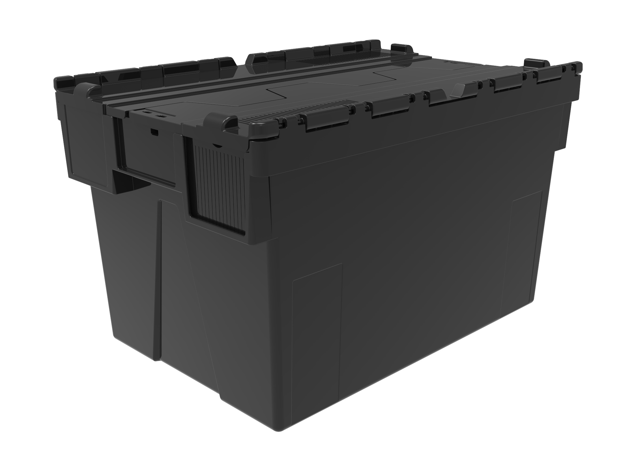 65 Litre Super Strong Recycled Attached Lid Container