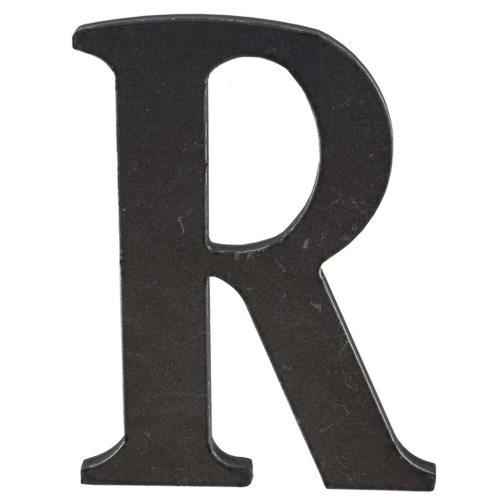 Profiled Letter R - Mild SteelHeight 200mm - 6mm Thick