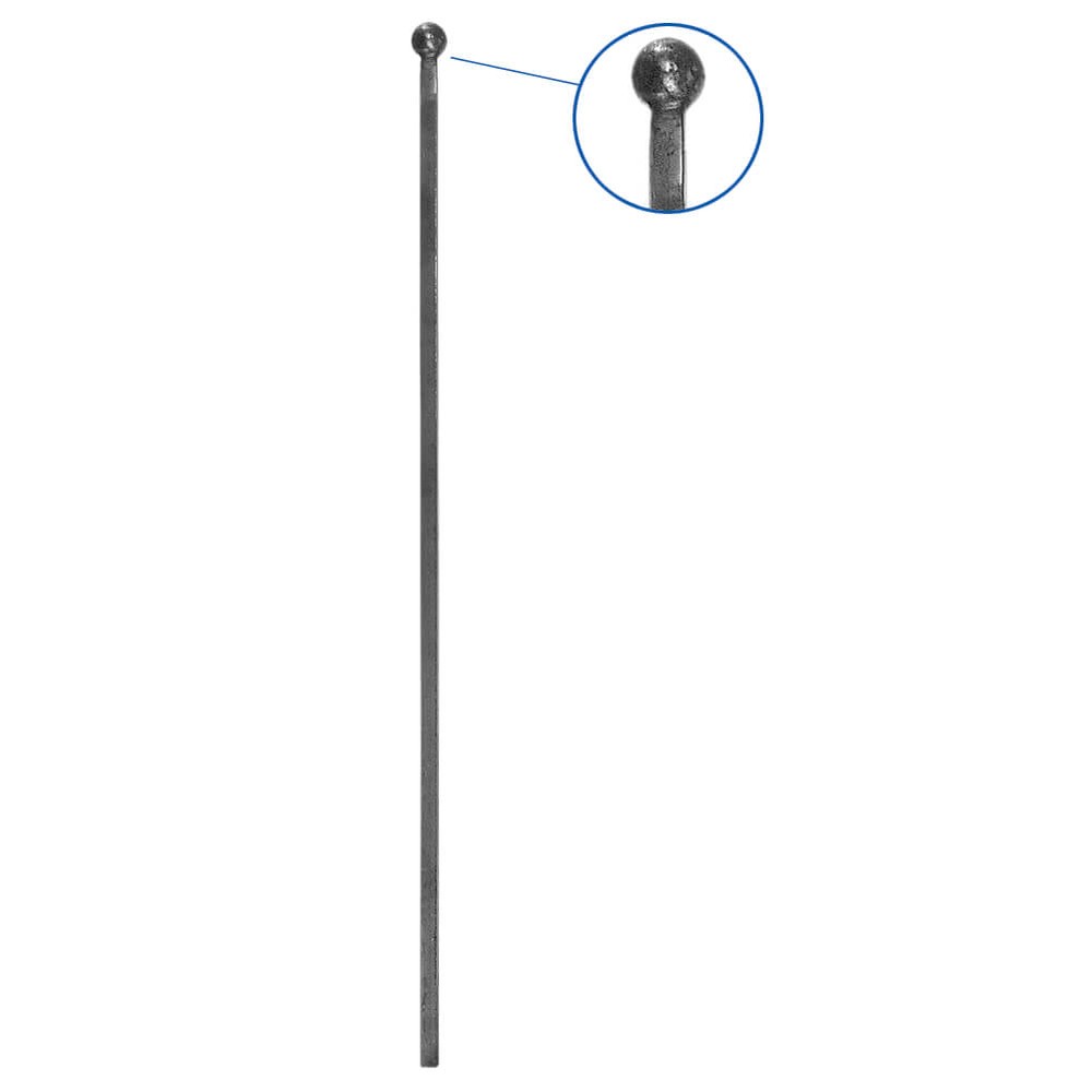 25mm Sphere Welded to Bar - H 1200mm 12mm Round Bar